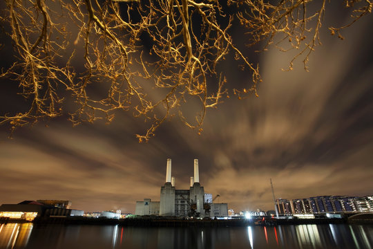 Battersea Power Station and River Thames