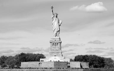  Statue of Liberty, in New York City, NY, on October 27, 2013. The statue of Liberty was a gift...