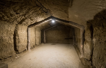 Empty room underground