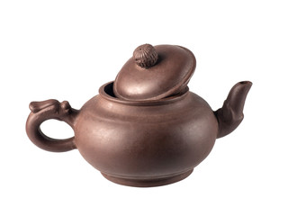 Chinese teapot isolated