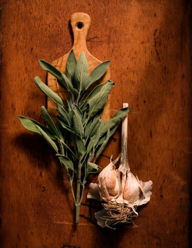 Sage and garlic