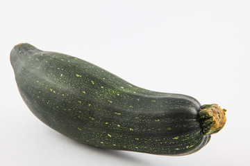 Zucchini (Cucurbita pepo) isolated in white background