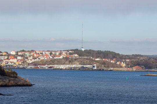 The city of Stromstad in vastra Gotaland county in western Sweden.