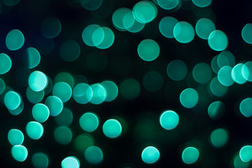Abstract Night Light Bokeh Background