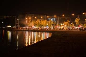 Riverside Market to night