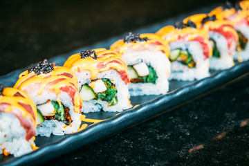 Hamachi sushi
