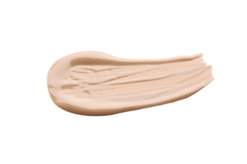 Makeup tonal foundation isolated on a white