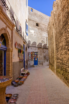 Rue d'Essaouira au Maroc