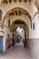 Fototapeta na wymiar Rue d'Essaouira au Maroc