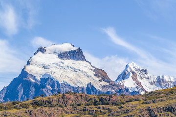 Fototapeta premium Snowy Andes Mountains, El Chalten, Argentina