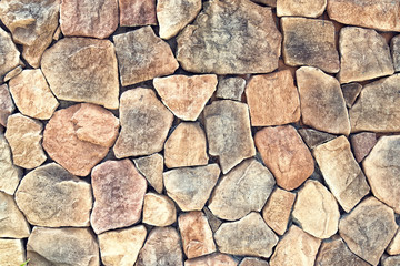 rustic rock wall