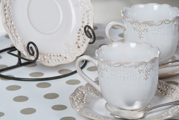 Vintage cup for two