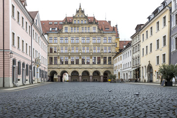 Fototapeta na wymiar Rathaus in Görlitz, Oberlausitz