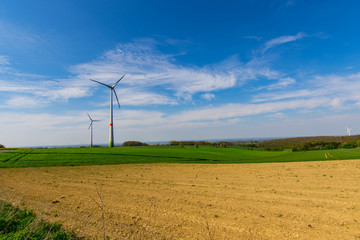 Fototapeta na wymiar Windrad Erneuerbare Energie renewable energy
