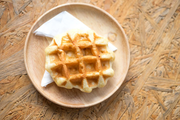 Homemade waffle