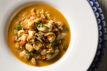 Seafood. Prepared Shellfish. Mediterranean.