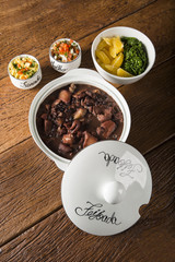 Brazilian Feijoada Food.