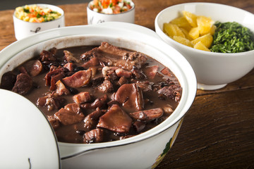 Brazilian Feijoada Food.