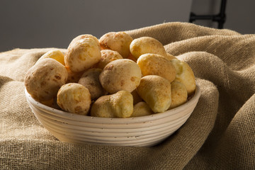 Cheese bread. Traditional brazilian food