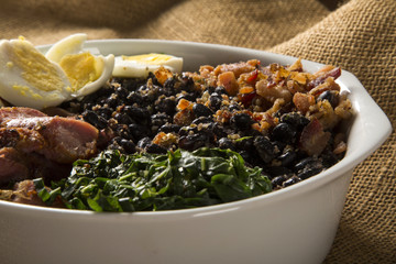 Tropeiro bean. Traditional brazilian food.