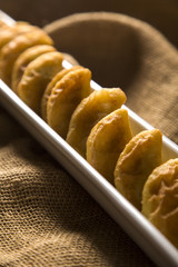 Angu Pastel / Corn Pastel / Brazilian food / tradicional food
