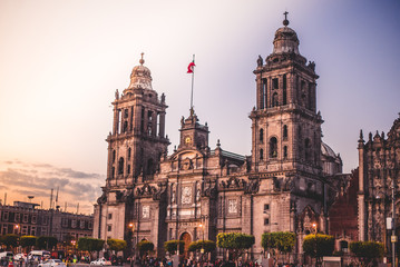 Fototapeta na wymiar Catedral México