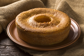 Corn cake. Traditional Brazilian treats made of corn.