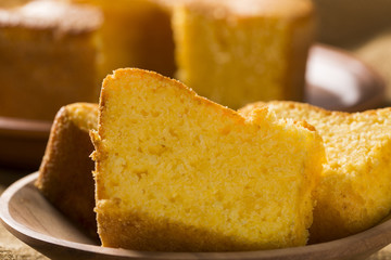 Corn cake. Traditional Brazilian treats made of corn.
