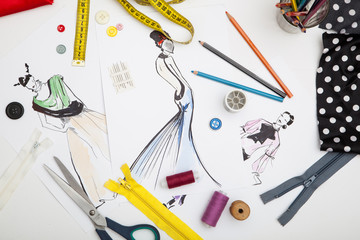 Fashion designer background