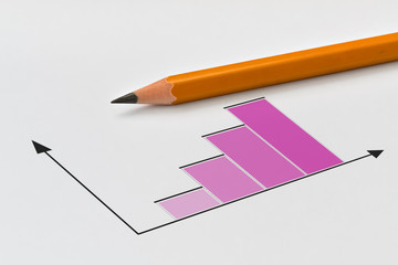 Pencil and chart