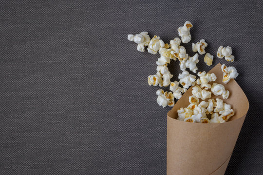 Bag with popcorn