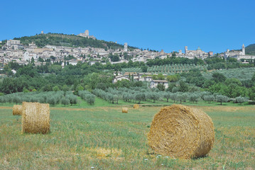 das berühmte Assisi in Umbrien,Italien