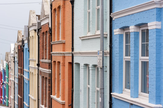Maisons color&eacute;s dans Blaker Street &agrave; Brighton