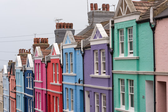 Maisons color&eacute;s dans Blaker Street &agrave; Brighton