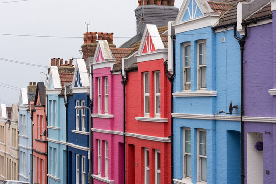 Maisons color&eacute;s dans Blaker Street &agrave; Brighton