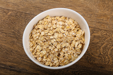 Raw oatmeal
