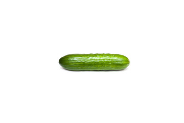 Cucumbers on white background
