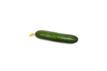 Cucumbers on white background
