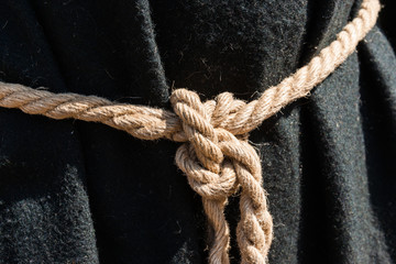 Detail of a monk's habit