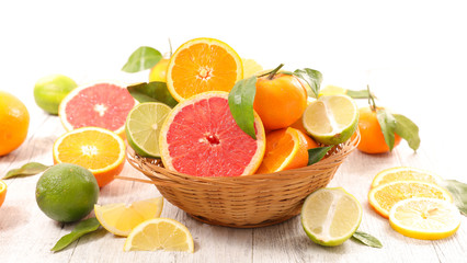 assorted citrus fruit