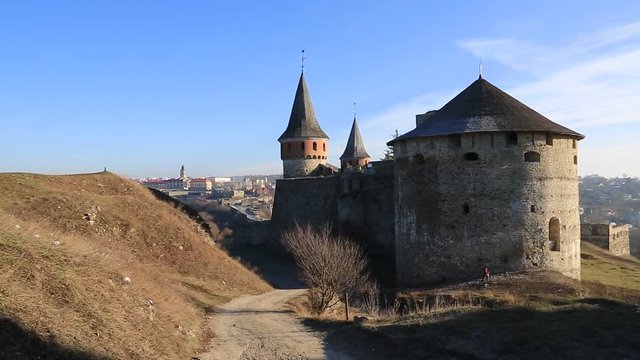 Old castle, stone fortress in Kamianets-Podilskyi city in western Ukraine, is a former Ruthenian-Lithuanian castle and a later three-part Polish fortress, located in historic region of Podolia