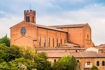 Basilica Cateriniana San Domenico à Sienne en Toscane