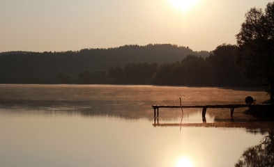 The Lake at Sunrise