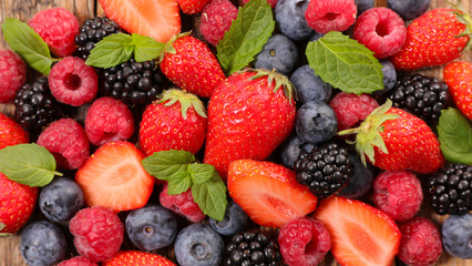 close up on berry fruit