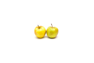 
Apples on white background
