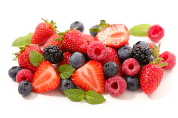 Fototapeta na wymiar assorted berry fruit