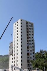 Fototapeta premium démolition d'immeuble d'habitation vétuste