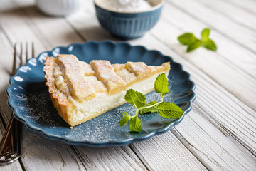 Crostata di Ricotta - traditional Italian curd pie