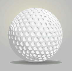 Golf ball vector