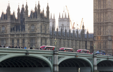 LONDON, UK - MARCH 2017:Big Ben and Parliament Building